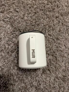 MiiR White Stainless Steel Travel Mug with Handle